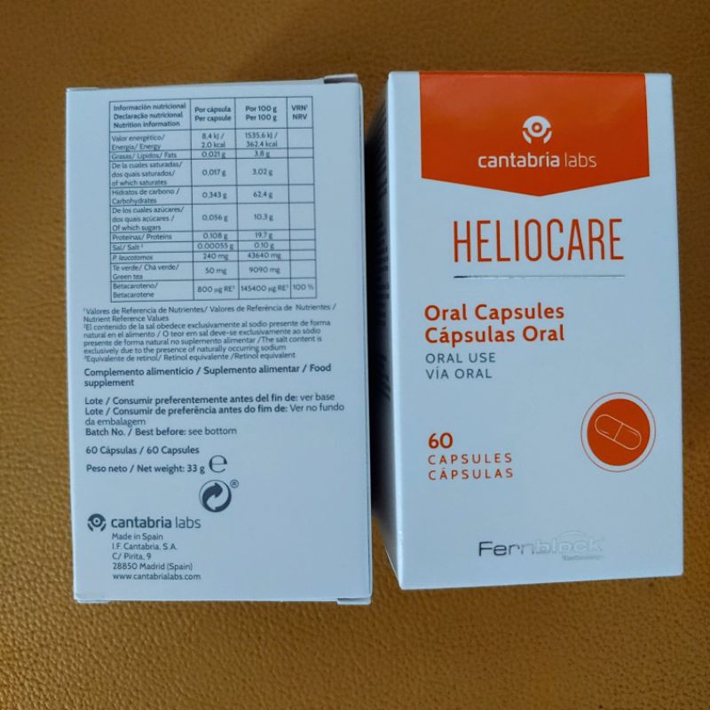 Heliocare Sun Capsules (60 Capsules) Shopee Philippines