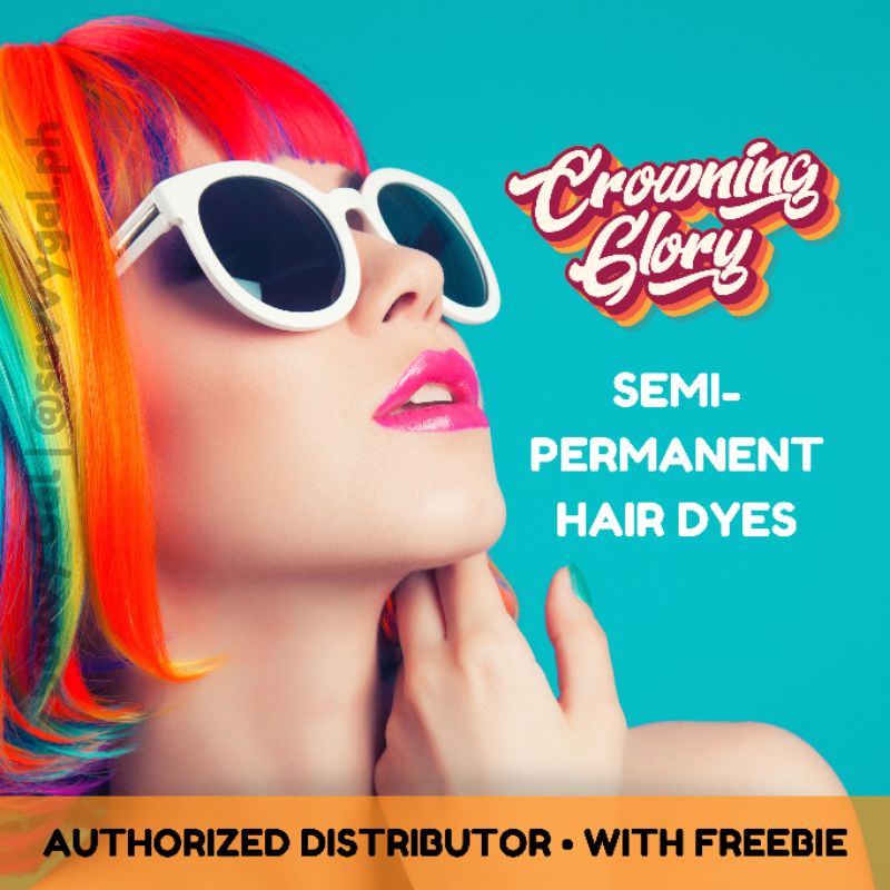 Semi Permanent Hair Dye 21 Colors By Crowning Glory Shopee Philippines