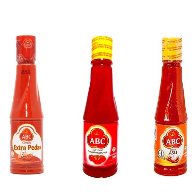 ABC Original Chili Sauce, Spicy Hot Sauce, Sambal Chili, Dipping BBQ ...