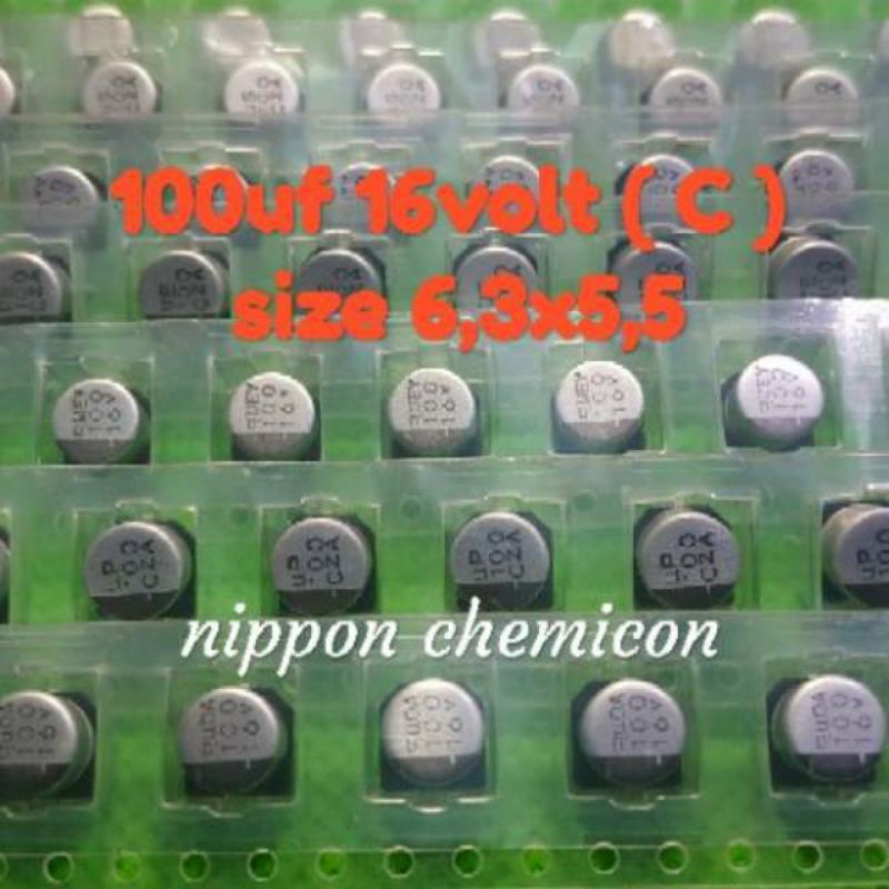 Elco SMD 100uf 16v 100 uf 16v 16volt High quality Solid Capacitor