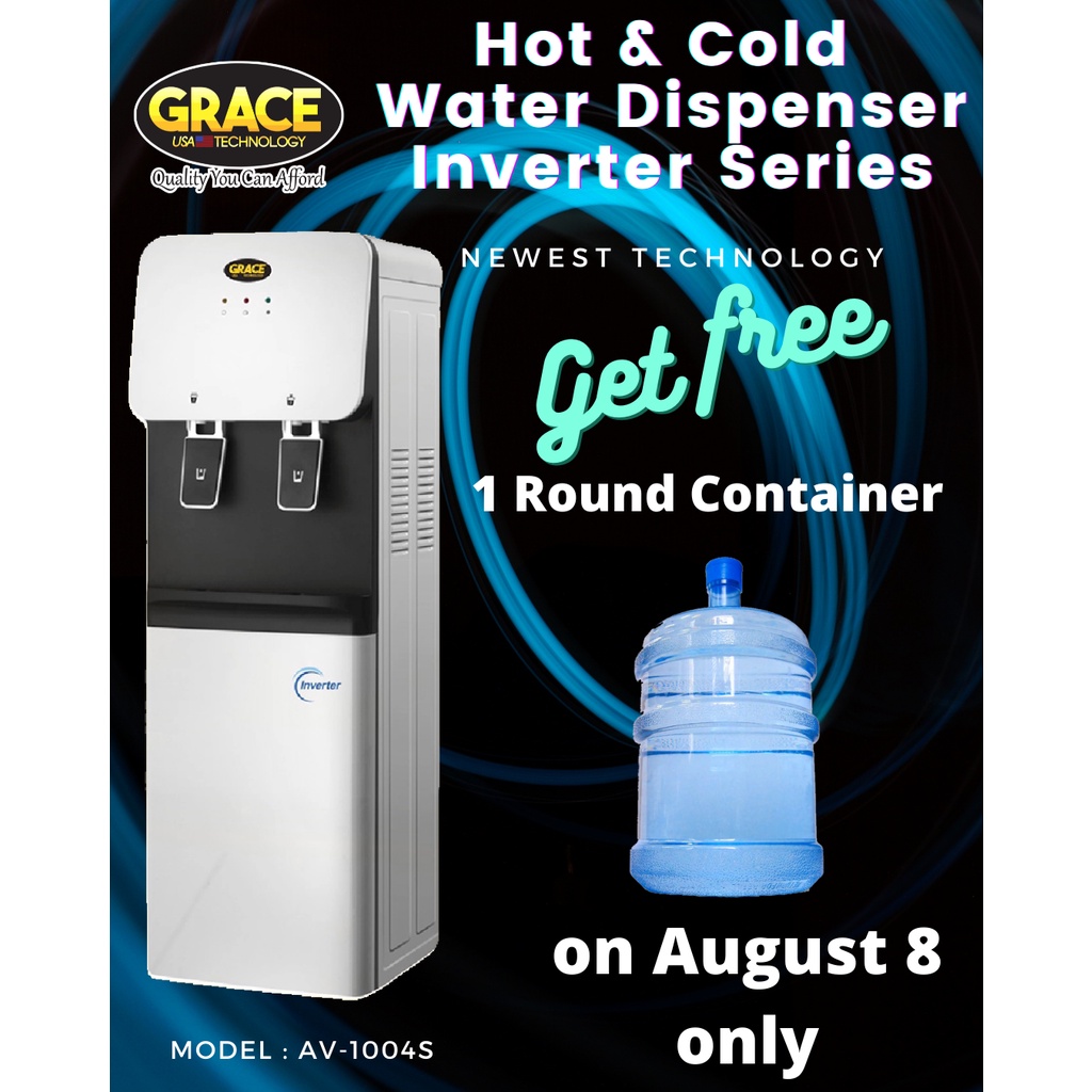 Hot and Cold Water Dispenser Inverter Series AV1004S Heavy Duty (GRACE