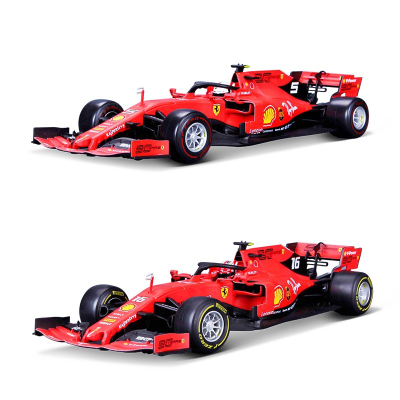 Diecast Toy Vehicles Bburago 1 18 Scale 2019 F1 Ferrari Sf90 5 Sebastian Vettel Diecast Model Car Toys Hobbies