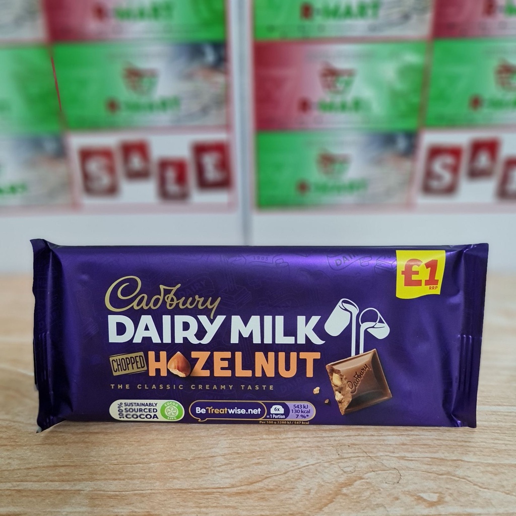 CADBURY DAIRY MILK HAZELNUT | Shopee Philippines