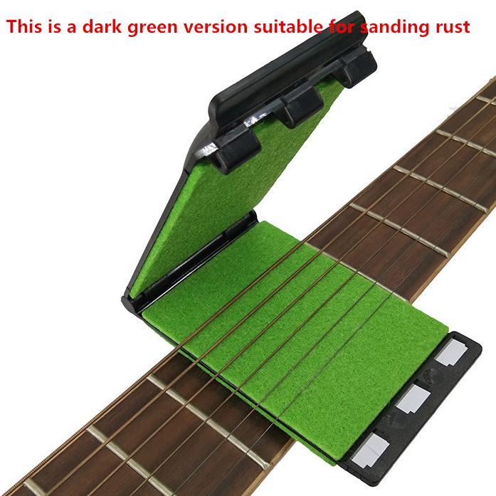 Electric guitar bass strings rust remover scrubber fingerboard cleaner