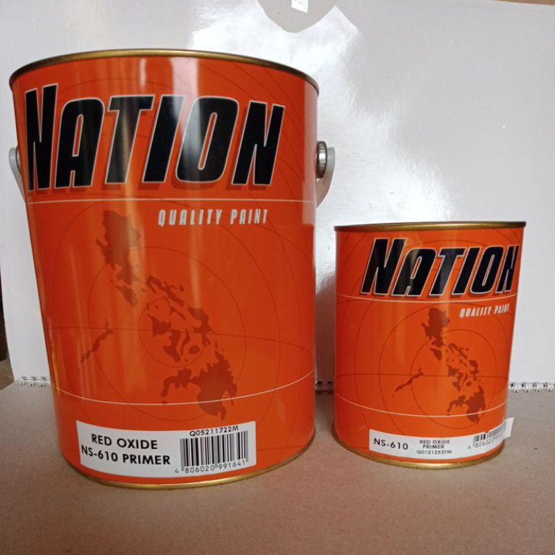 Nation Red Oxide Primer (litro & gallon) | Shopee Philippines