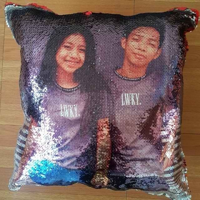 PERSONALIZED SEQUINED MERMAID PILLOW 1 