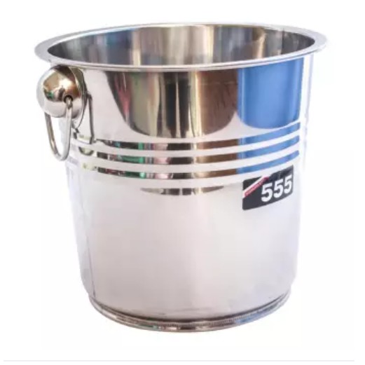 stainless ice bucket