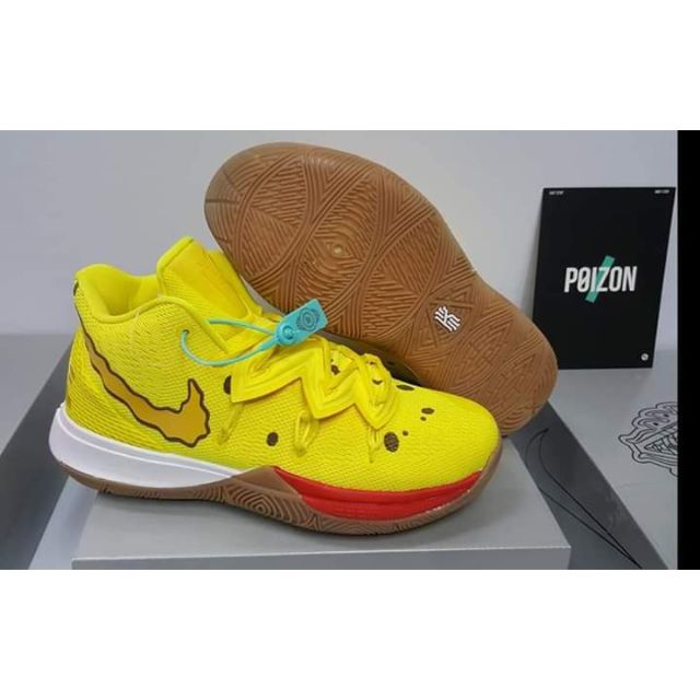 kyrie spongebob youth shoes