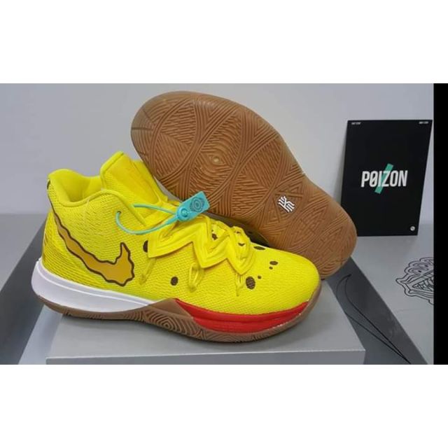 kyrie spongebob youth size 5