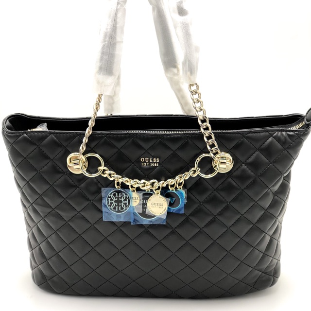 guess victoria chain shoulder bag