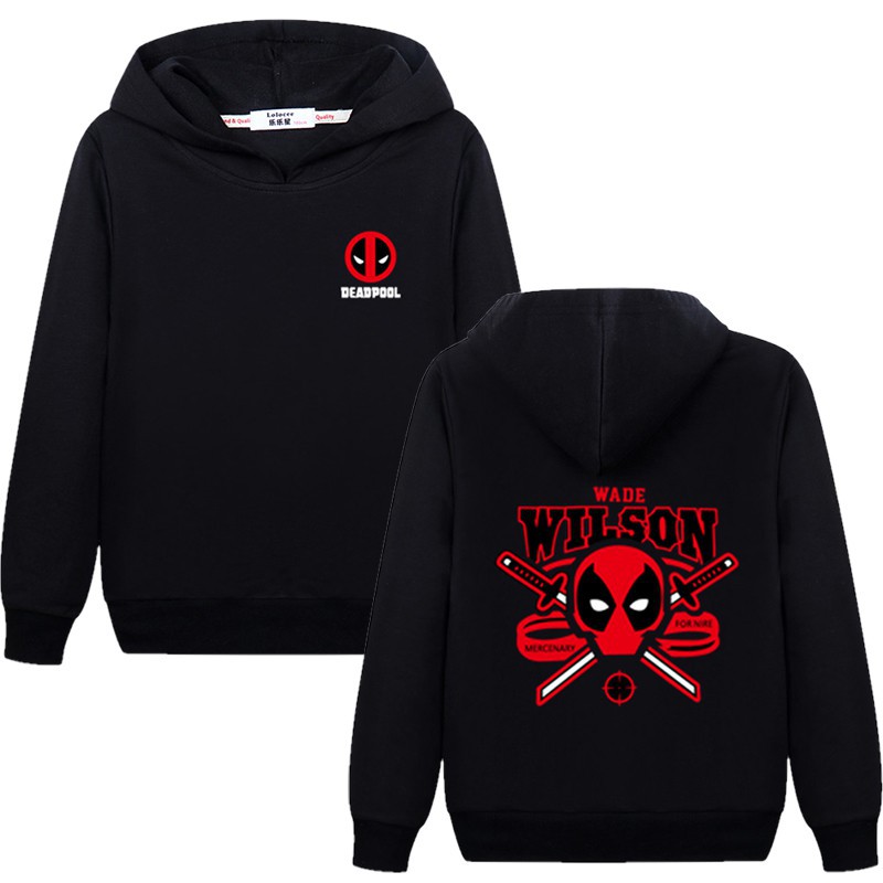 kids deadpool hoodie