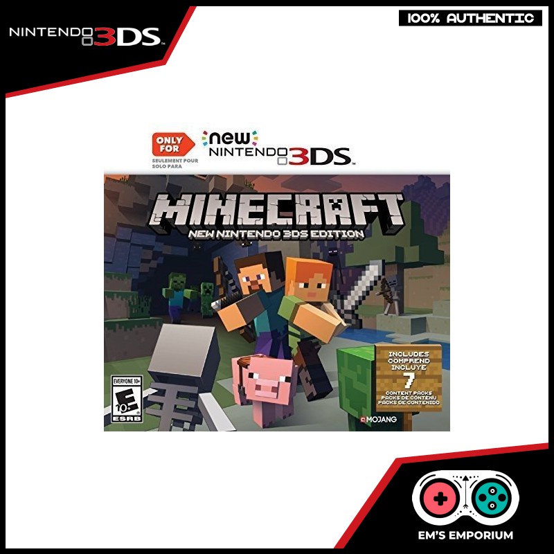 nintendo 3ds minecraft game