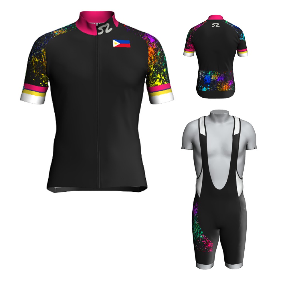 cycling bib and jersey set
