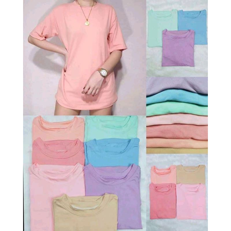 Plain Pastel Shirts (No Print)