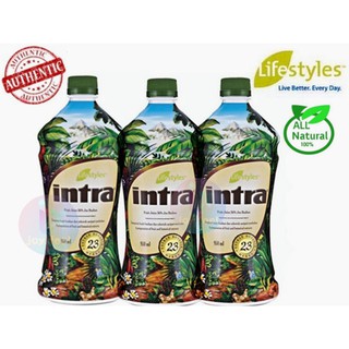 3 Bottles Lifestyles Intra 23 Herbal Juice 950ml