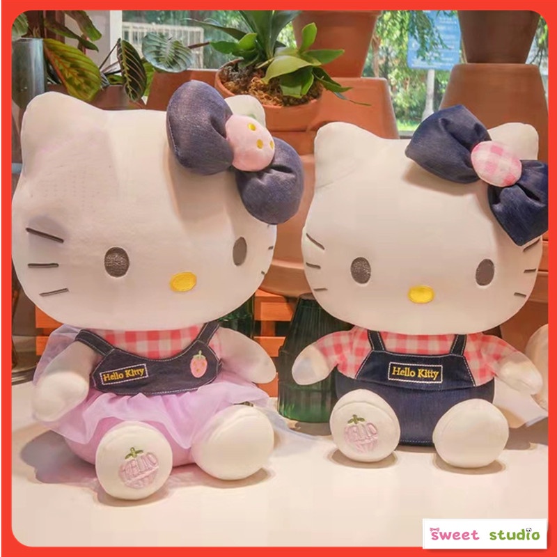 SS Hello Kitty KT cat student clothing doll plush stuff toy COD #4