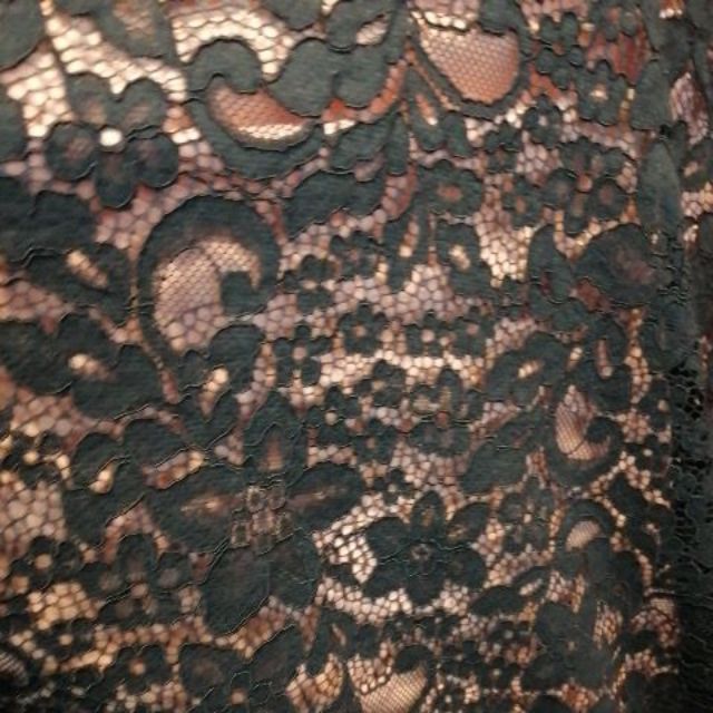 silk dress with corset