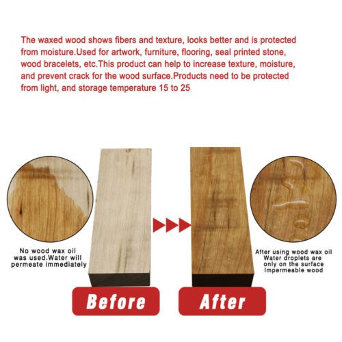 80g Wood Seasoning Beeswax Furniture Care Polished Waterproof Wax