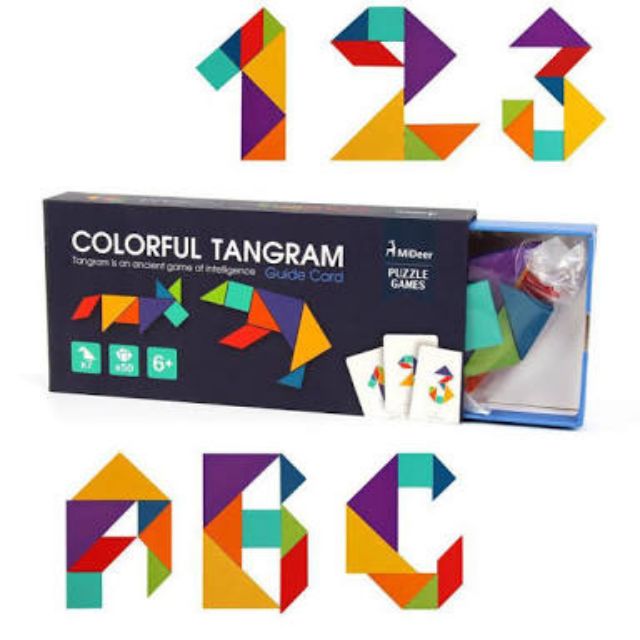 mideer colorful tangram