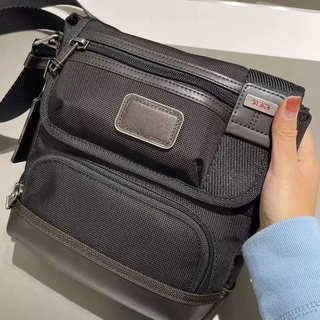 【Tumiseller.ph】【Ready Stock】
Tumi 222306 men's ballistic nylon business casual single shoulder diagonal bag ipad Mini Bag #1