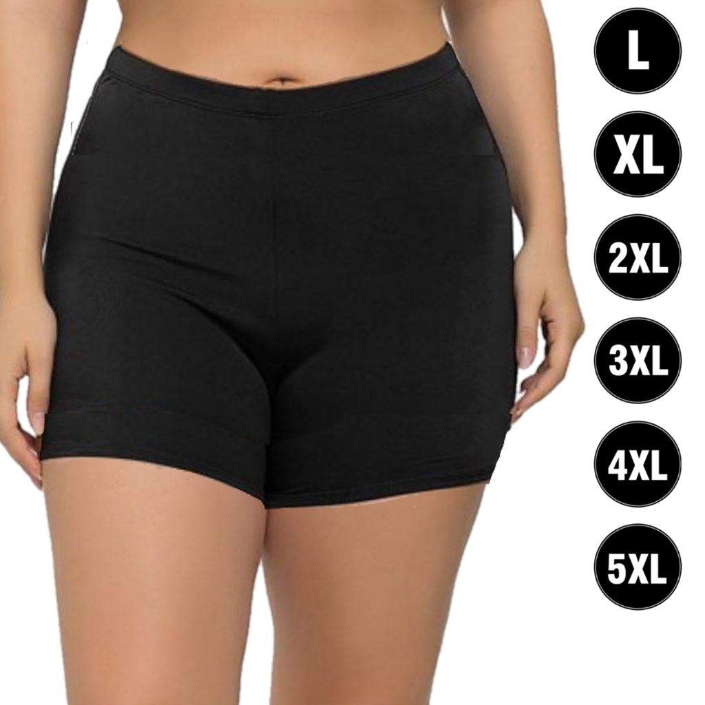 Plus Size Boyleg Shorts Cotton Lycra Shopee Philippines