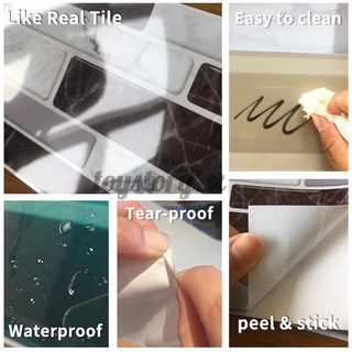 Waterproof Kitchen Tile Stickers Bathroom Mosaic Sticker Self-adhesive Wall Stickers Wall Paper DIY Home Decor(54/27/9PCS) #2