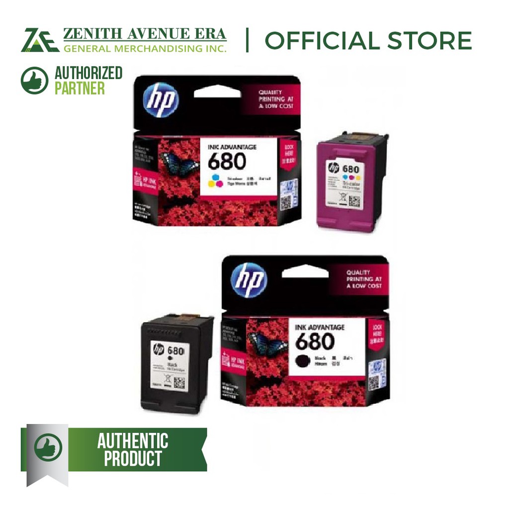 Hp 680 Tricolor Ink Cartridge Shopee Philippines