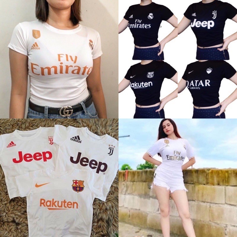 Football/Soccer Jersey Crop Top Subli Blouse Shopee Philippines