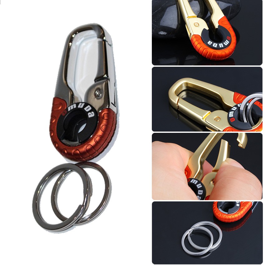【Fast Delivery】100 OMUDA Keychain Creative Car Key Buckle Boutique Key