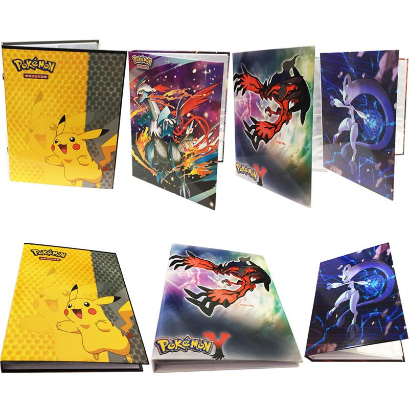 160 pcs Cards Pokemon Card Binder Portfolio Pocket Album Portfolio