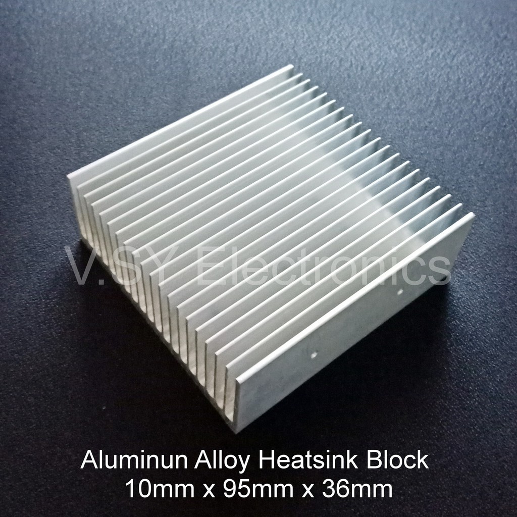 Aluminum Alloy Heat sink Block 100mm x 95mm x 36mm | Shopee Philippines