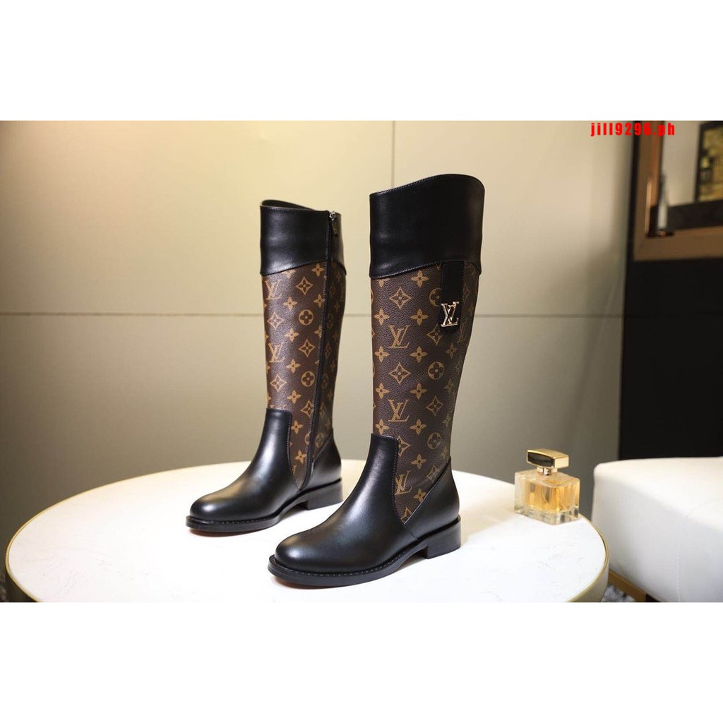 louis vuitton knee boots