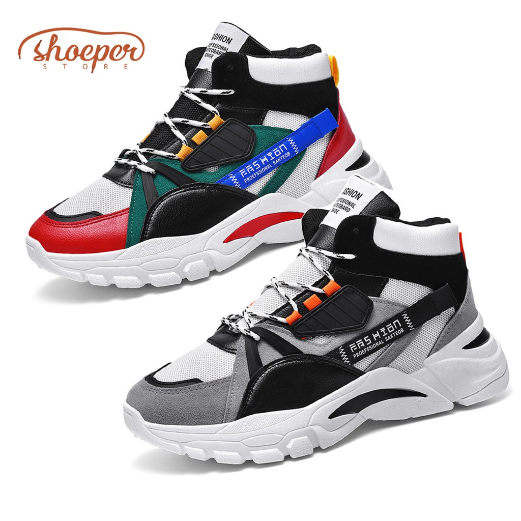 ShoePer Evan (Highcut Korean Shoes for Men) | Shopee Philippines