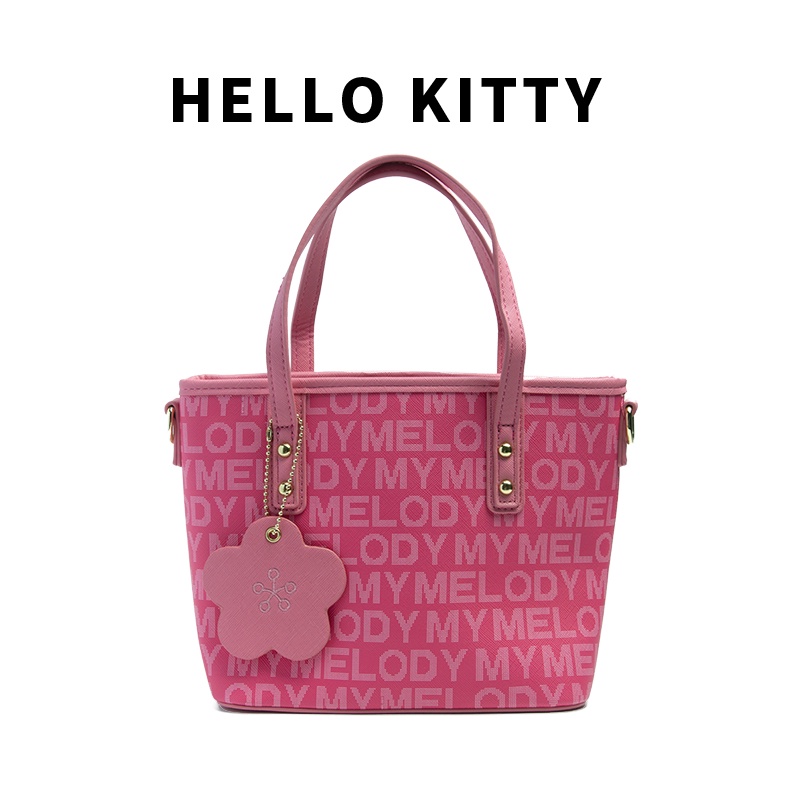 【Authorized】Hello Kitty New Women's Bag Melody Basket Bag MD2202410