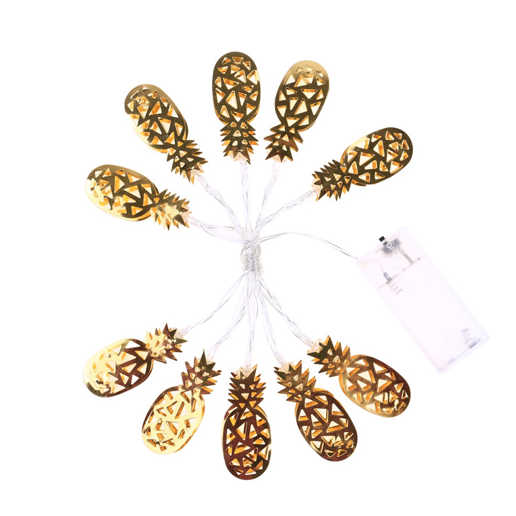Voll Pineapple Fruit String Lights Yellow Light New Year Wedding
