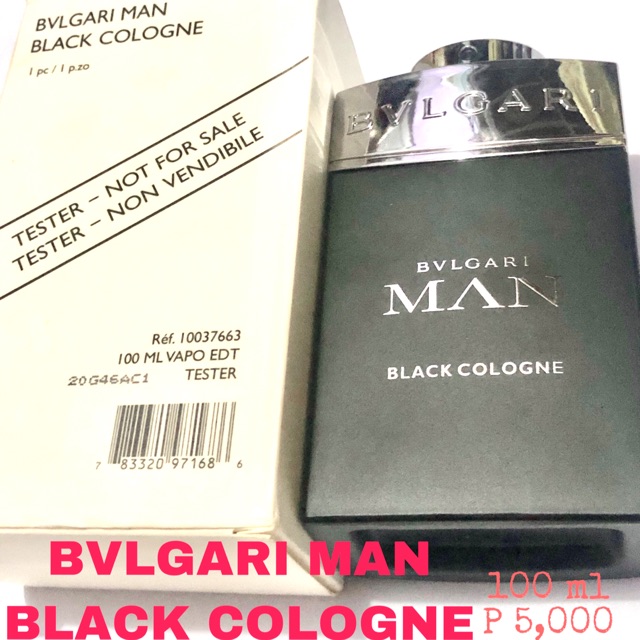 Bvlgari Man Black Cologne | Shopee Philippines