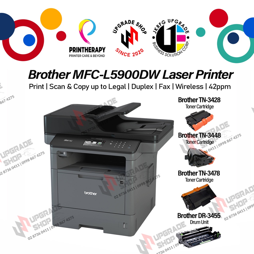 Brother MFC-L5900DW Printer | (Second Hand) W/ ComplimentaryToner ...