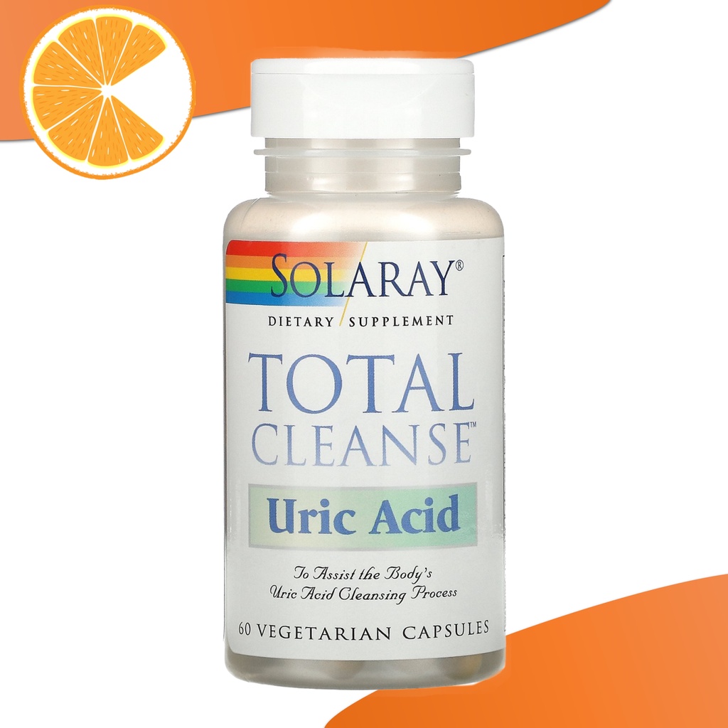 Solaray Total Cleanse Uric Acid with Vitamin C and Quercetin 60