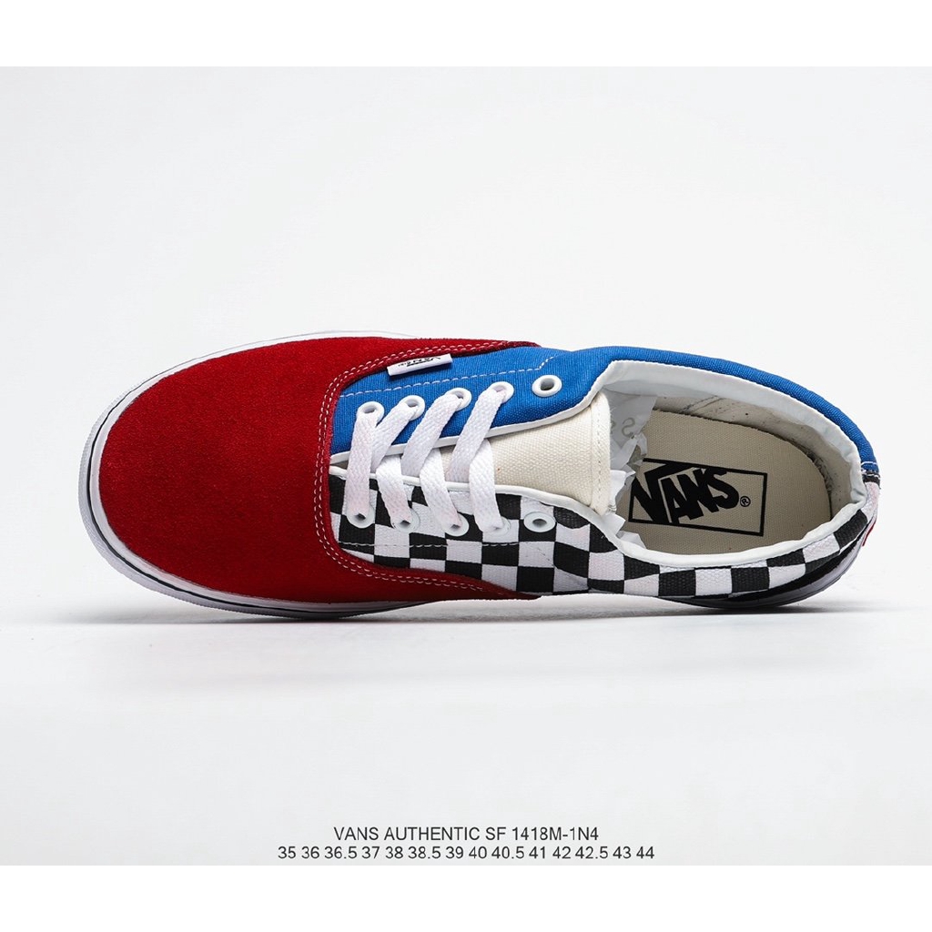 Vans AUTHENTIC SF Canvas Shoes Red Blue Color Sneakers Skateboard Shoes 36-44  | Shopee Philippines
