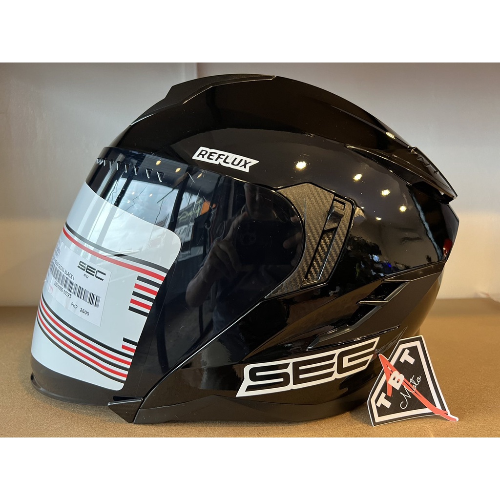 Sec reflux helmet gloss black half face helmet sec helmet sec