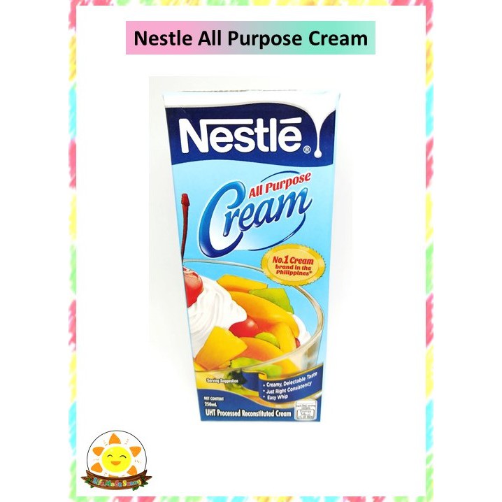 Nestle All Purpose Cream 250ml low carb keto friendly Shopee Philippines