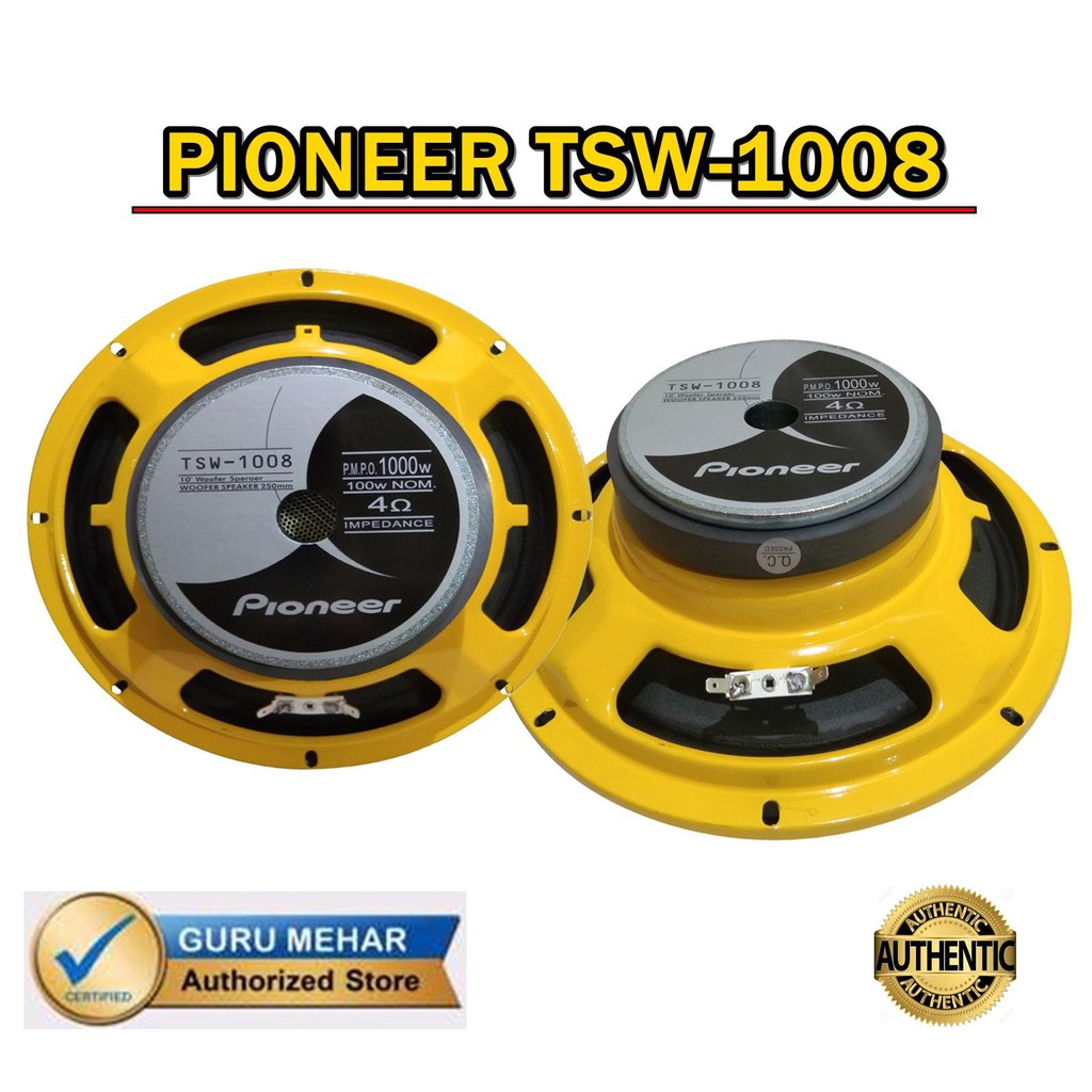 pioneer 1000w sub
