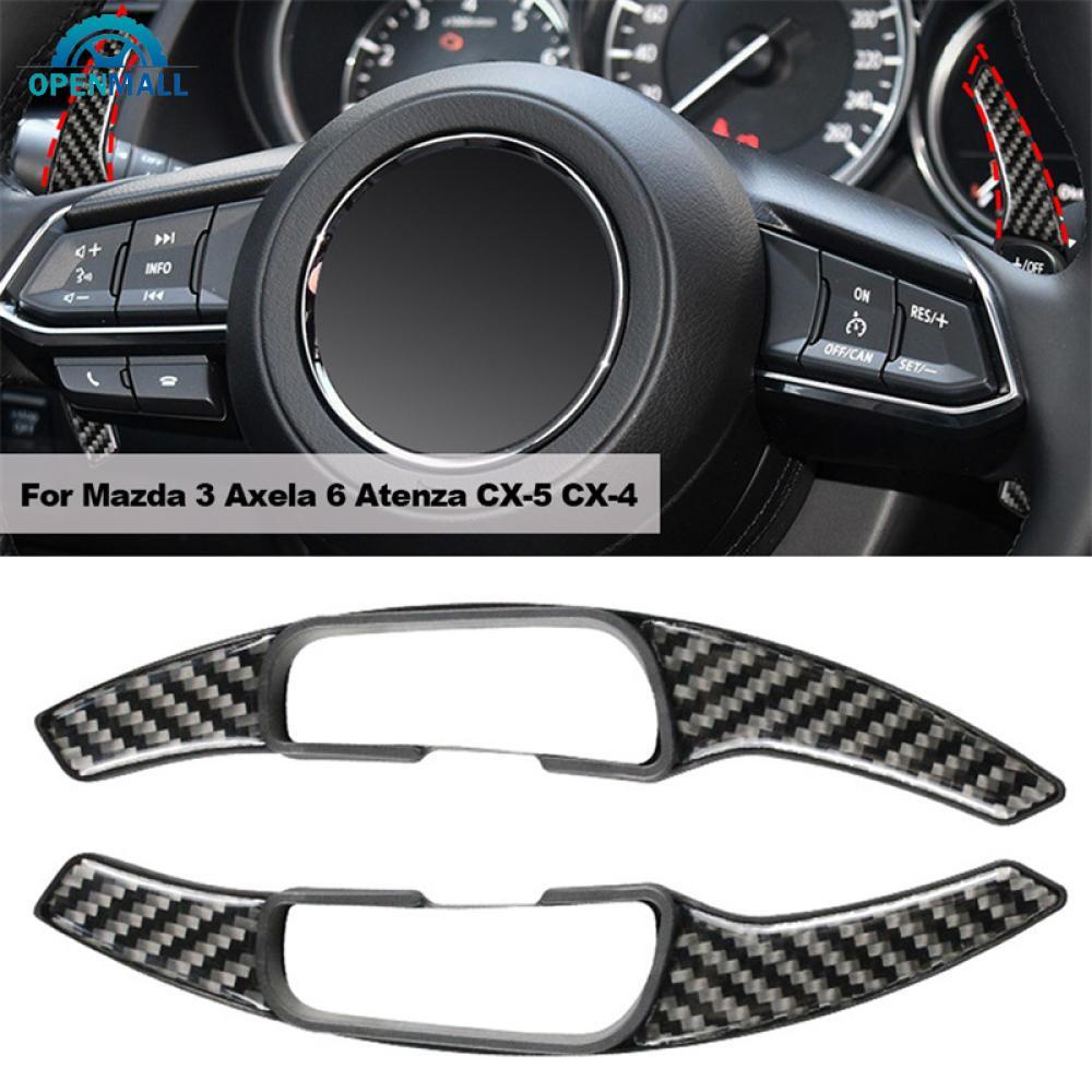 OPENMALL Pair Carbon Fiber Steering Wheel Shift Paddles Extension