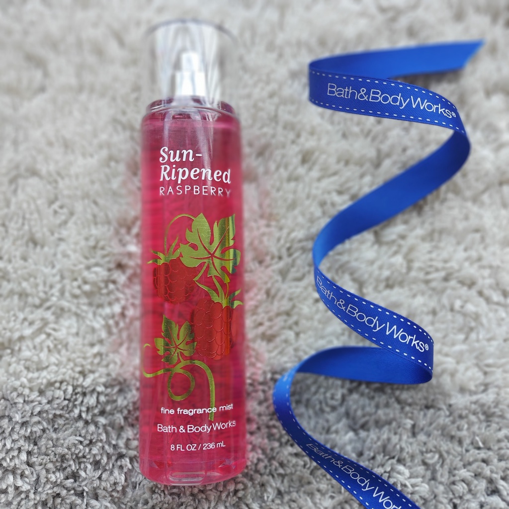 Original Bath & Body Works USA Sun Ripened Raspberry Fine Fragrance