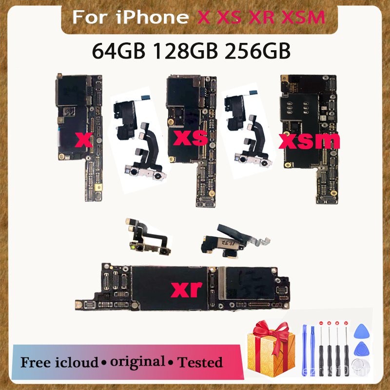 64gb 128gb 256gb With Face Id No Face Id For Iphone X Xr Xs Xs Max Motherboard Unlocked 100 Origin0 Shopee Philippines