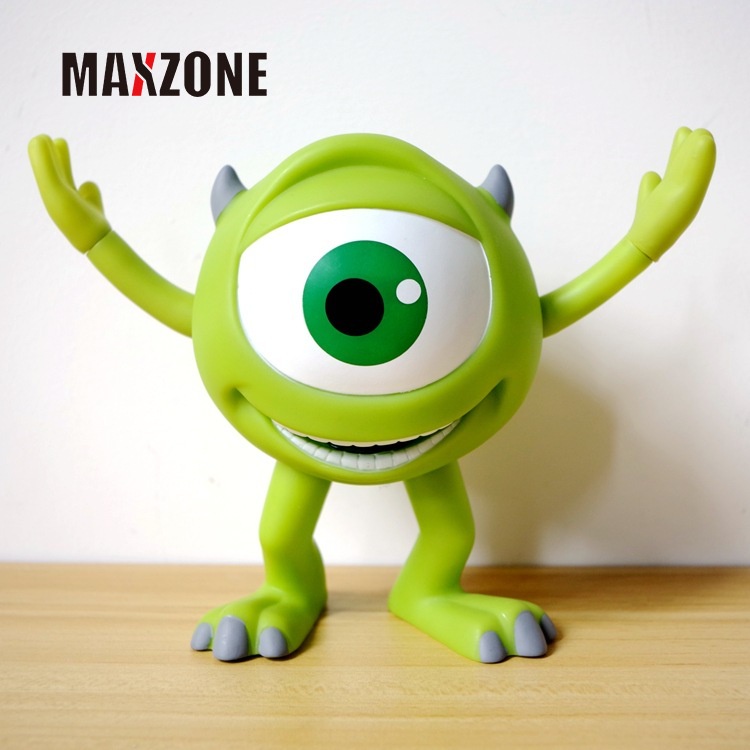 MAXZONE 15cm Monsters University Mike Wazowski Mr Q Money Pot Piggy ...