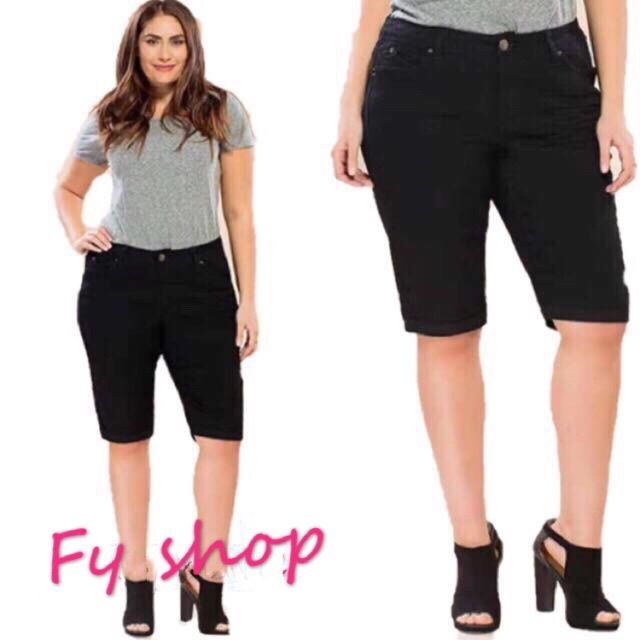 women's plus capri pants