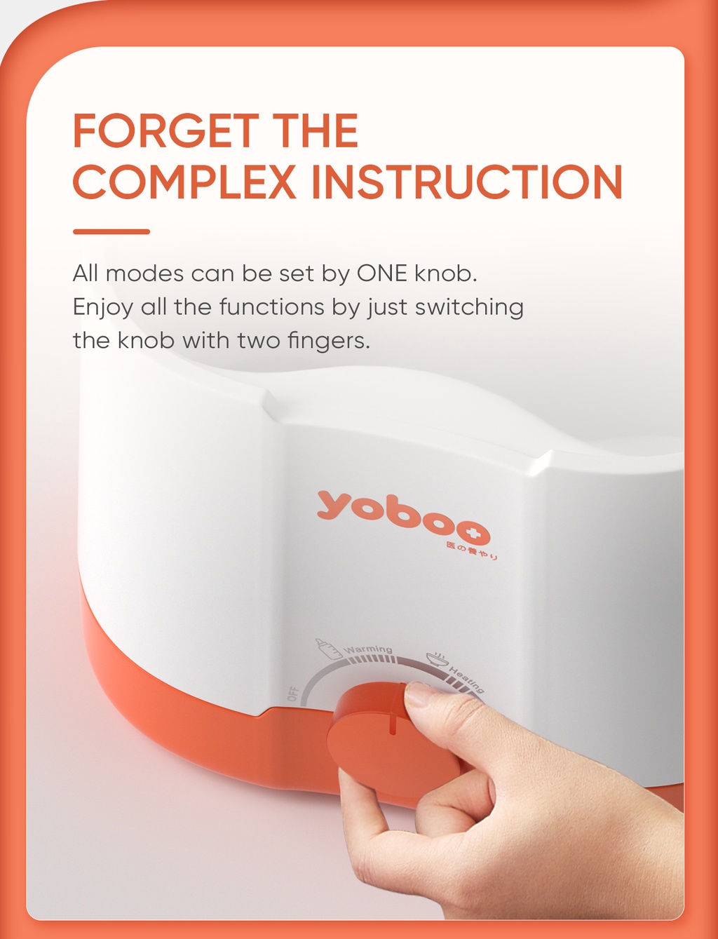 Yoboo 3in1 Electric Milk Bottle Warmer Heater Bottle Steam Sterilizer