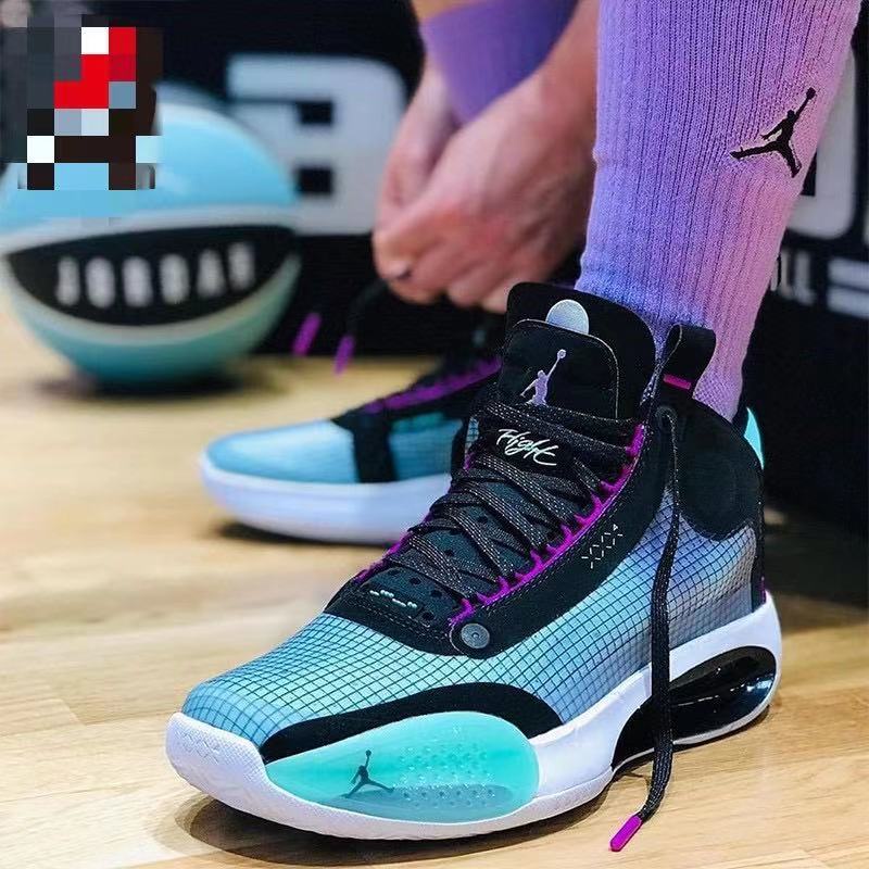 precisamente Sentimiento de culpa bar Authentic Nike Air Jordan XXXIV Low "Nothing But Net" Multicolor Sports  Basketball Shoes For Men | Shopee Philippines