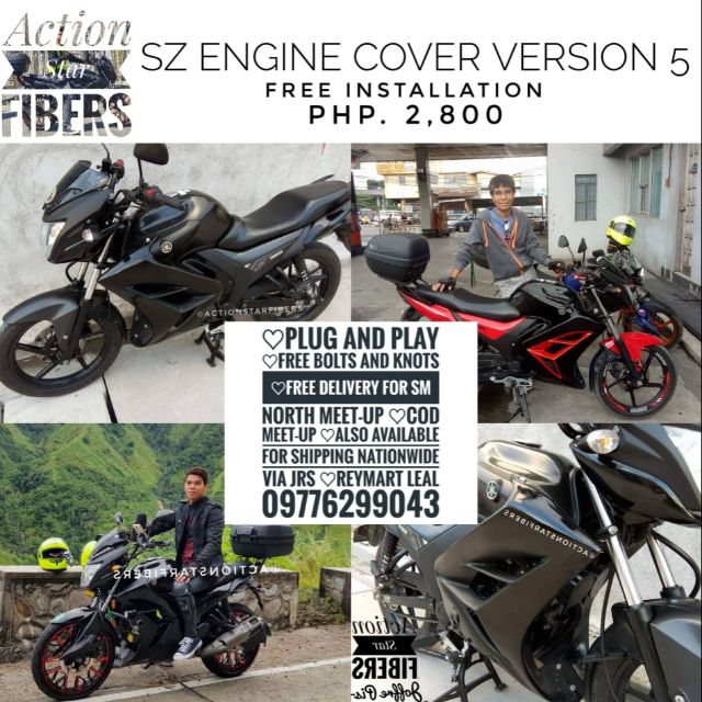 yamaha sz r engine cover price